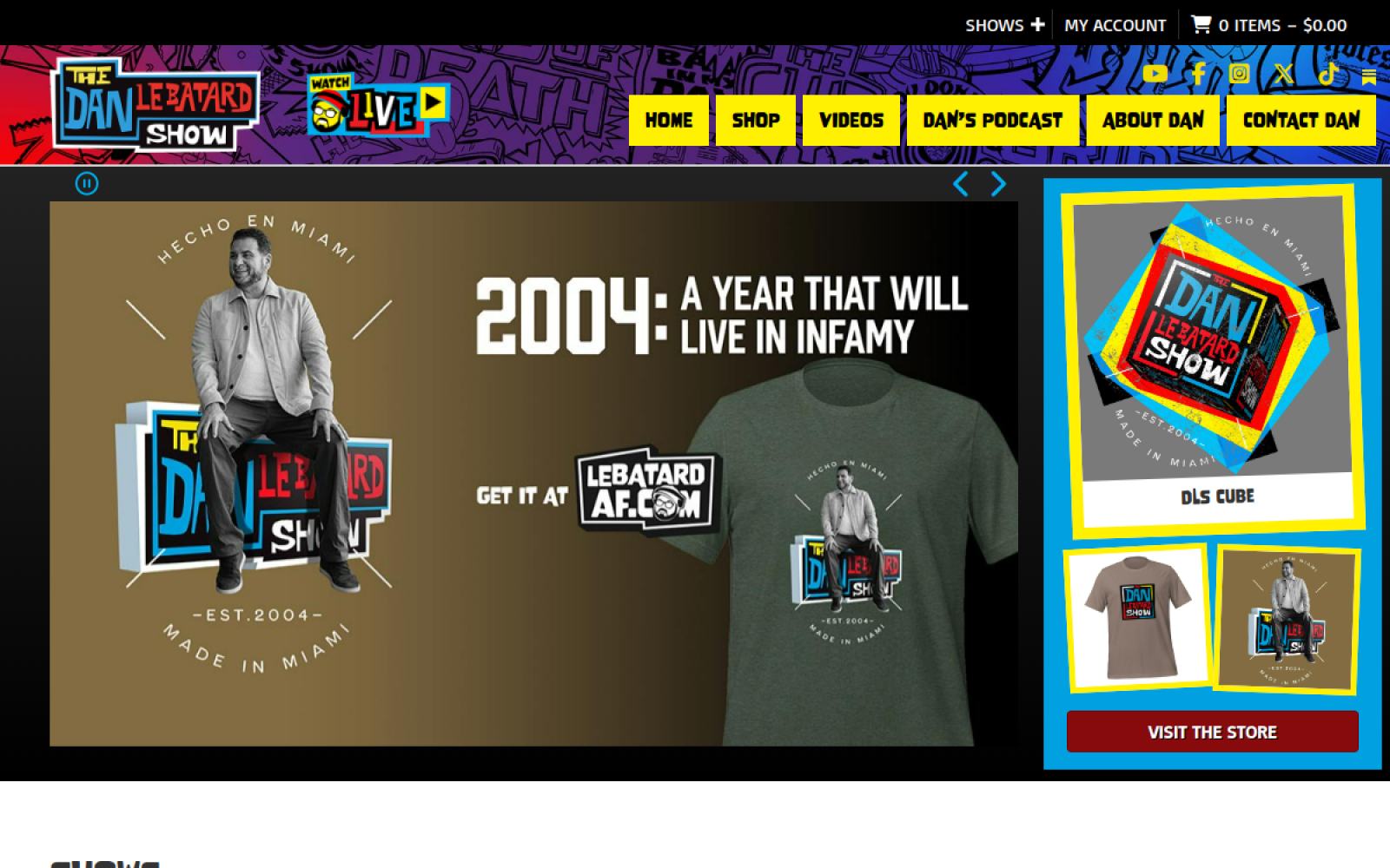 Screenshot of lebatardaf.com